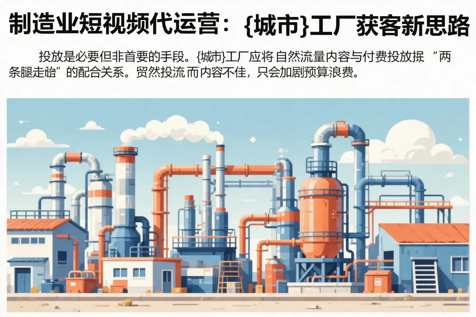 制造业短视频代运营:剑阁工厂获客新思路